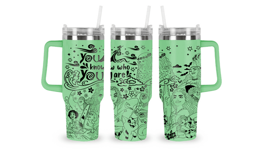 MOANA ENGRAVED TUMBLER DESIGN