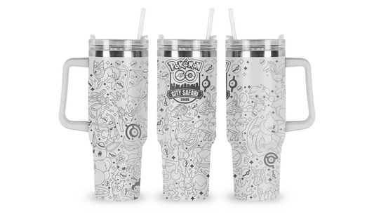 POKEMON GO SAFARI ZONE 2025 ENGRAVED TUMBLER DESIGN