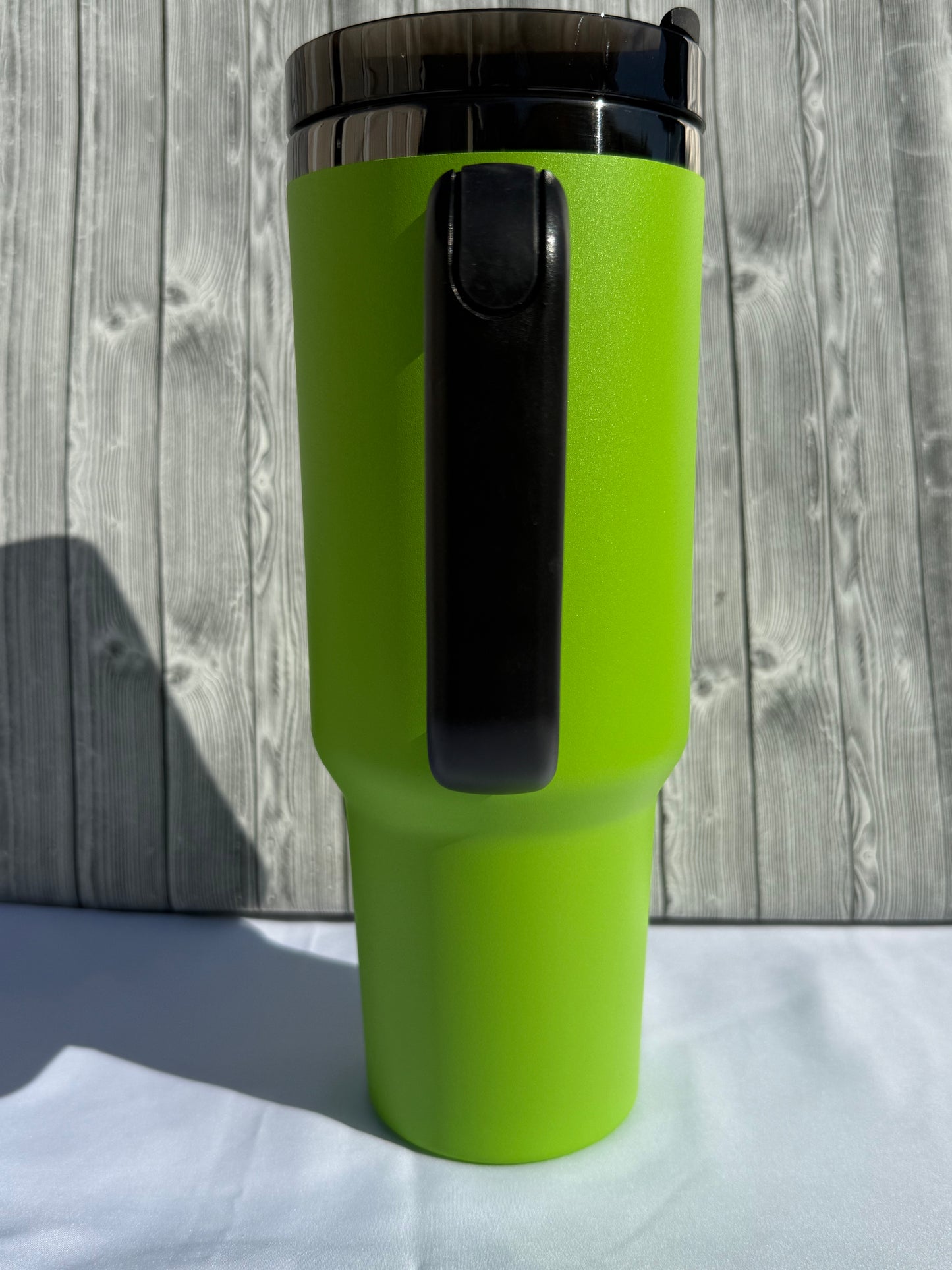 40oz Green Black Trim Tumbler – Insulated Stainless Steel (Choose Design)