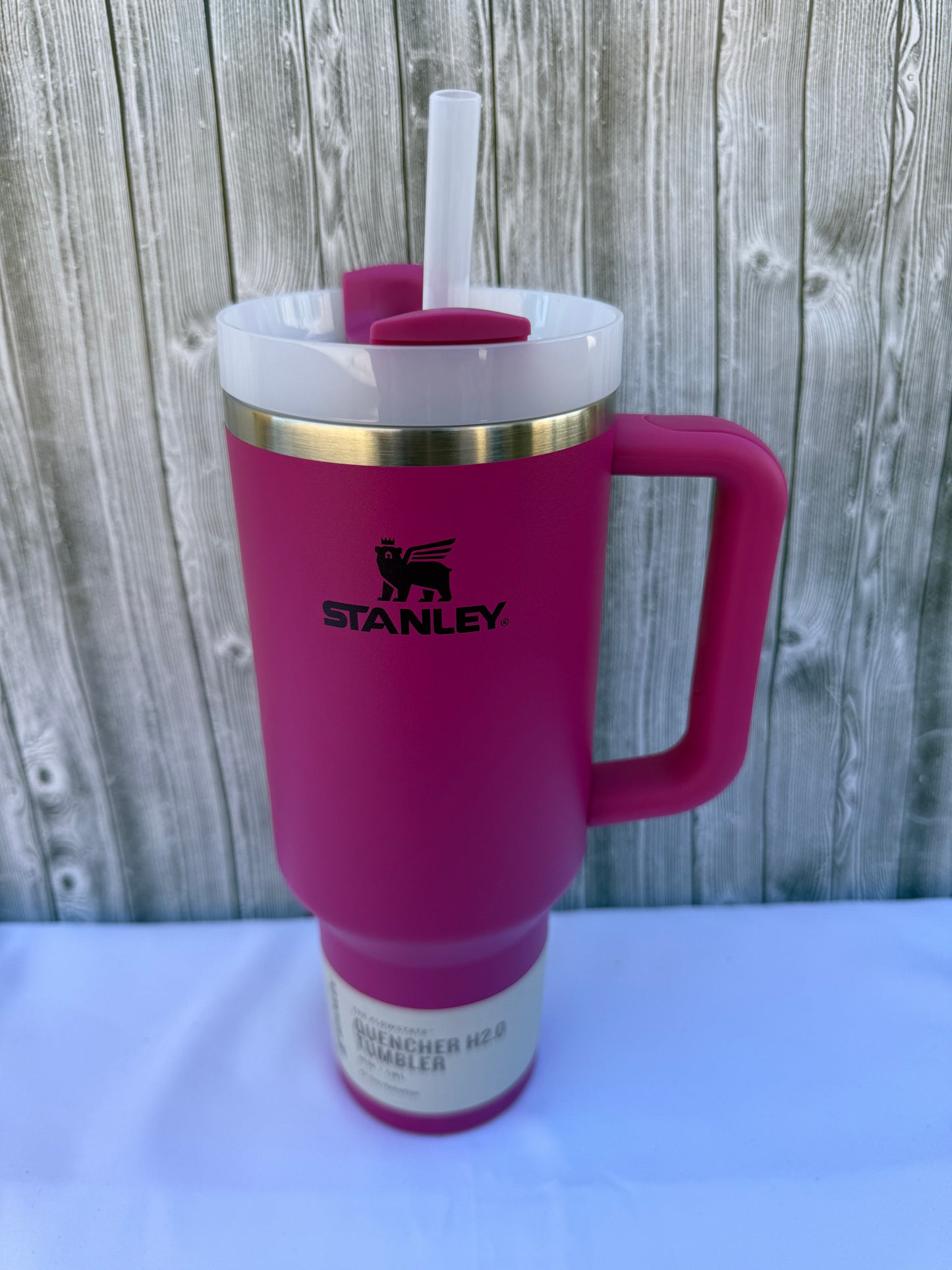Fuchsia 40oz tumbler-Insulated Stainless Steel (Choose Design)