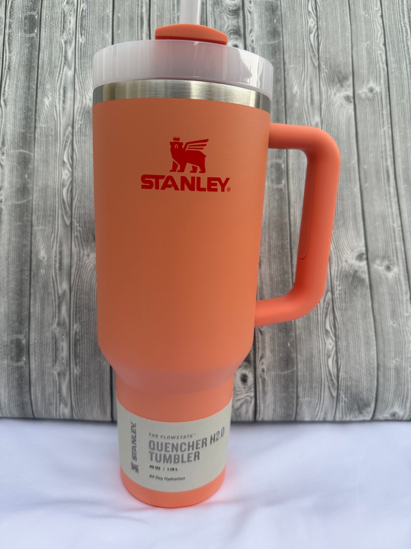 Nectarine 40oz tumbler-Insulated Stainless Steel (Choose Design)