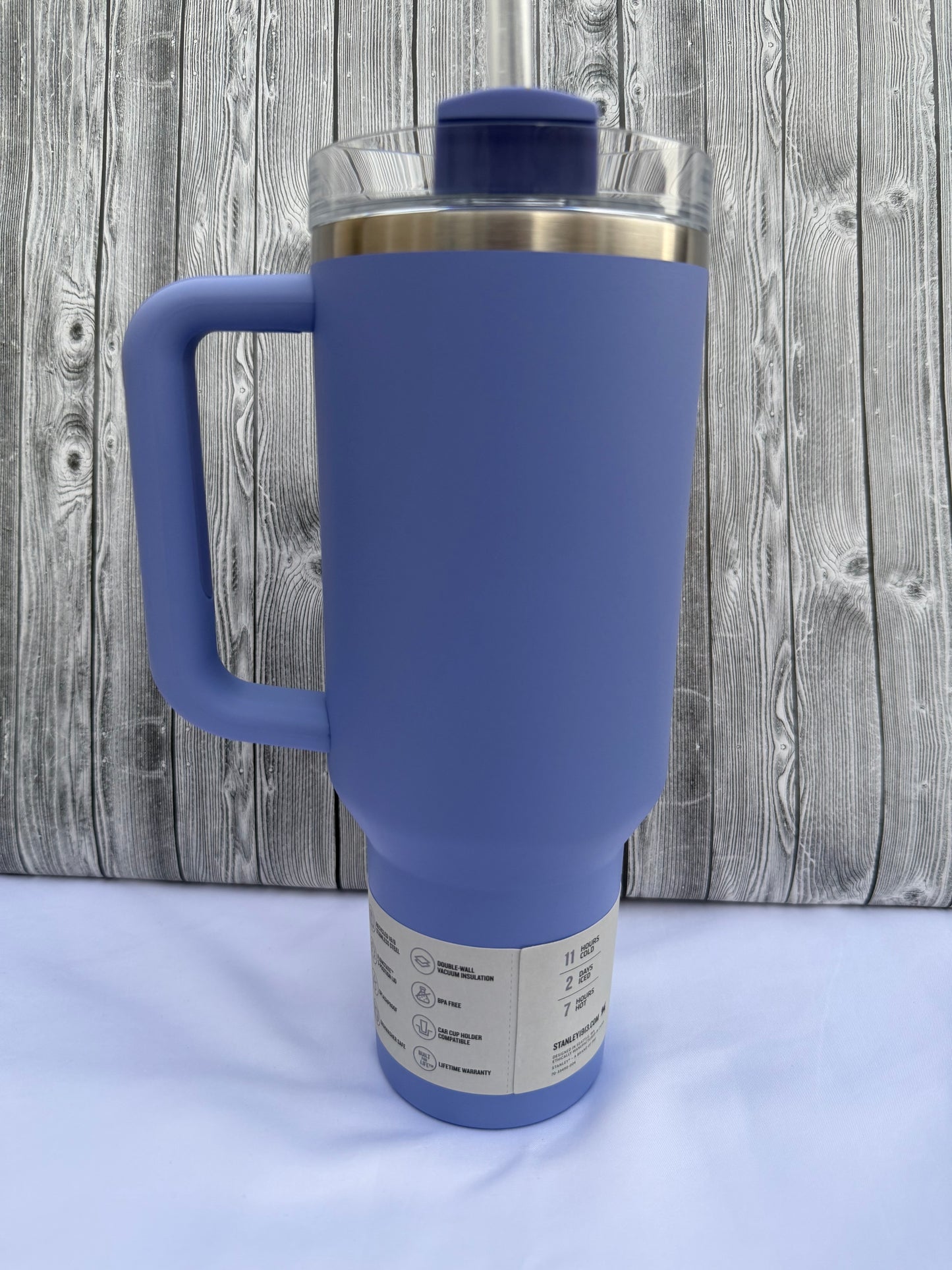 Hydrangea 40oz tumbler-Insulated Stainless Steel (Choose Design)