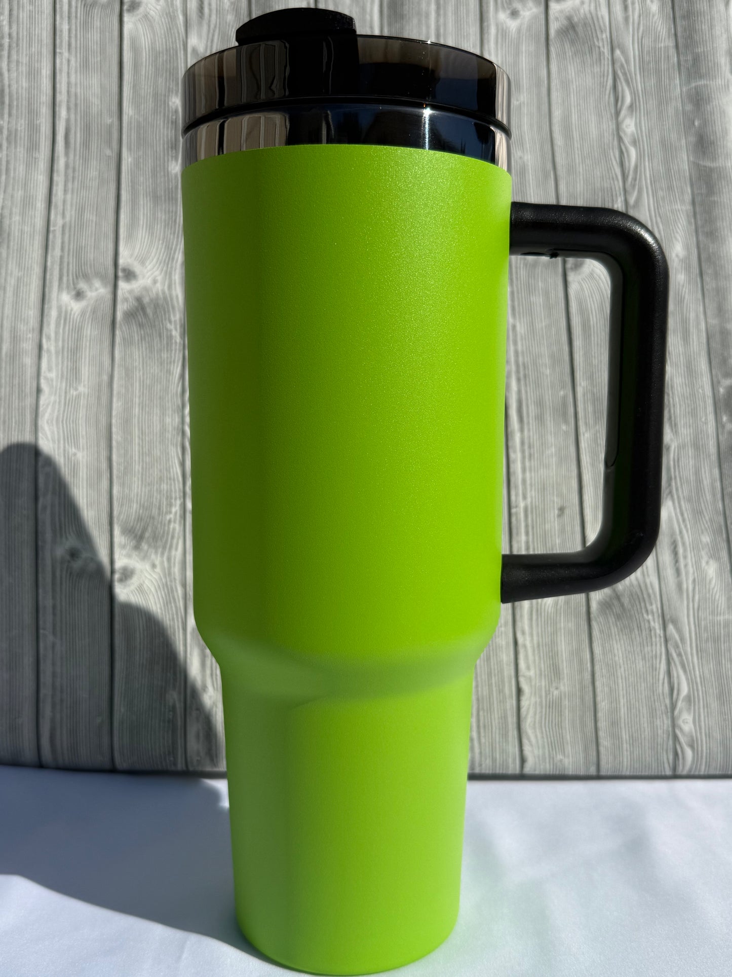 40oz Green Black Trim Tumbler – Insulated Stainless Steel (Choose Design)